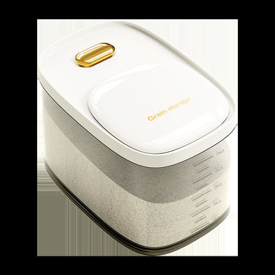 Large Capacity Dry Grain Storage Dispenser OEM Rice Storage Dispenser White