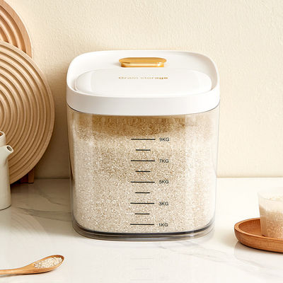 Large Capacity Dry Grain Storage Dispenser OEM Rice Storage Dispenser White
